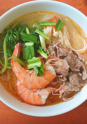 Hình của món Bún Thái.