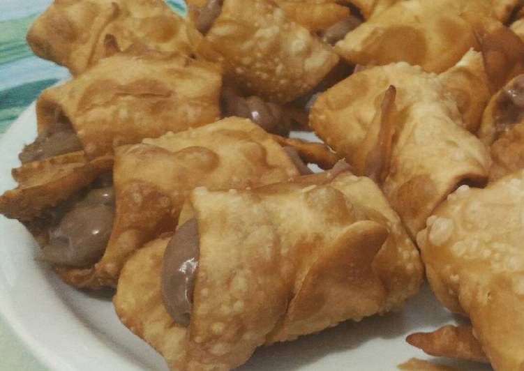 Fagottini con crema pasticcera