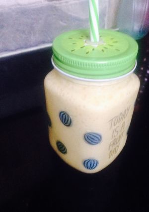 A picture of Mango milk shake.