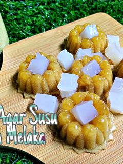 Gambar Agar-Agar Susu Gula Melaka