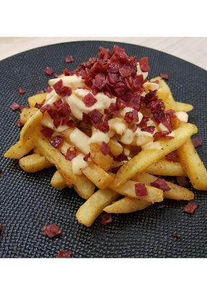 Foto resep French Fries with Cheese Sauce