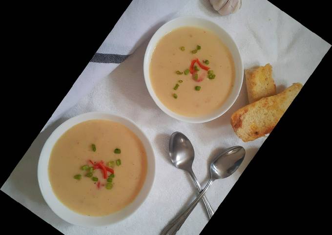 Roasted Potato and Garlic Soup