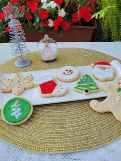 Una foto de Galletitas navideñas