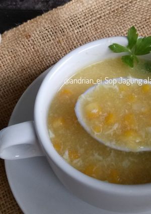 Foto resep Sop Jagung Oriental Style