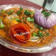 A picture of Mushroom Do Pyaza.