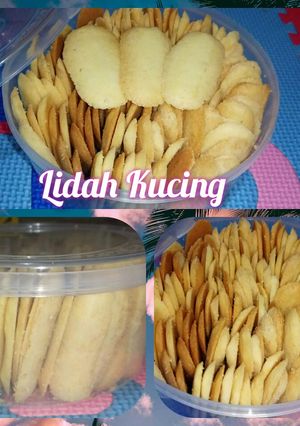 Foto resep Lidah kucing tanpa cetakan