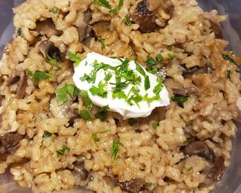 The New Way Make Recipe Mushroom Risotto Restaurant Style