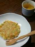Egg-Free Okonomiyaki (Baby-Led Weaning, Final Stage)