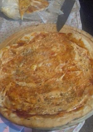 Una foto de Pizza casera re piola