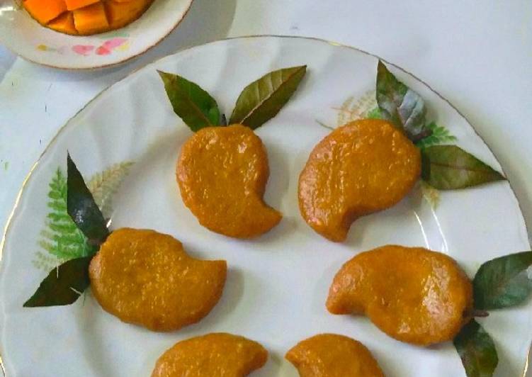 How to Make Super Quick Homemade Stuffed Mango Shondesh