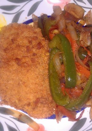 A picture of Ranch Corn Flake Chicken.