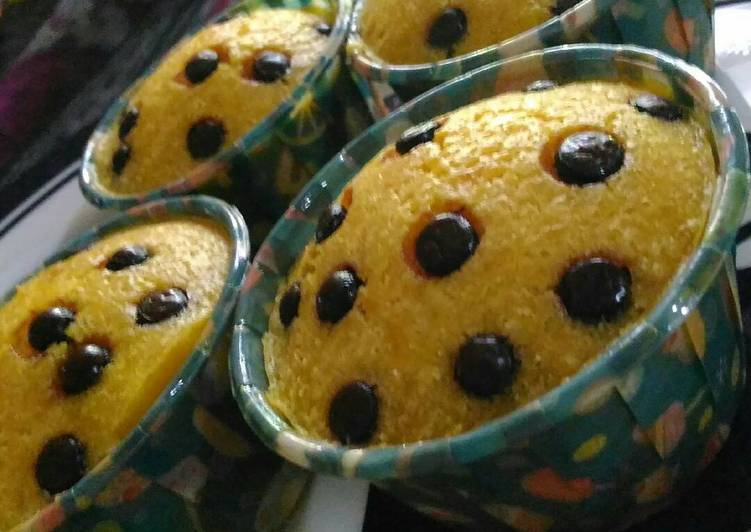 Resep Muffin Labu Kuning Choco Chip Anti Gagal
