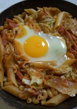 Foto resep Pasta 10rb paling simpel ala anak kos teflon