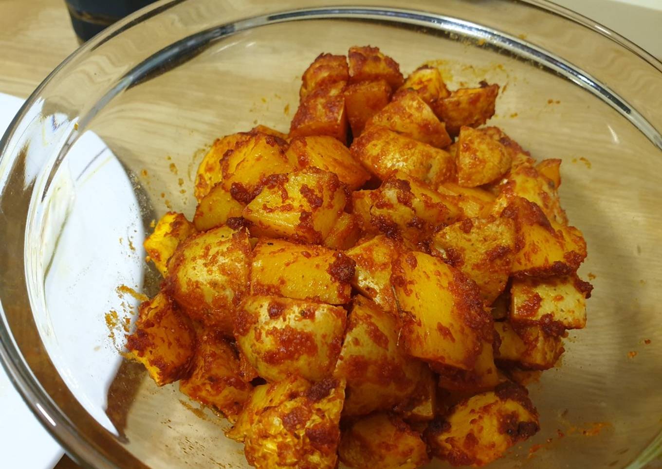 Patatas cajún sanas al microondas 🥔🌶