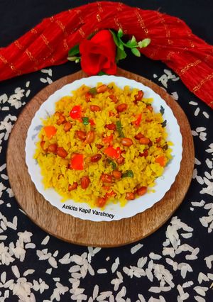 A picture of Veg Poha.