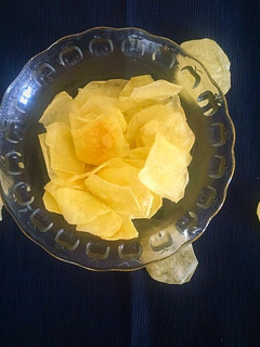 Una foto de Papas chips al microondas