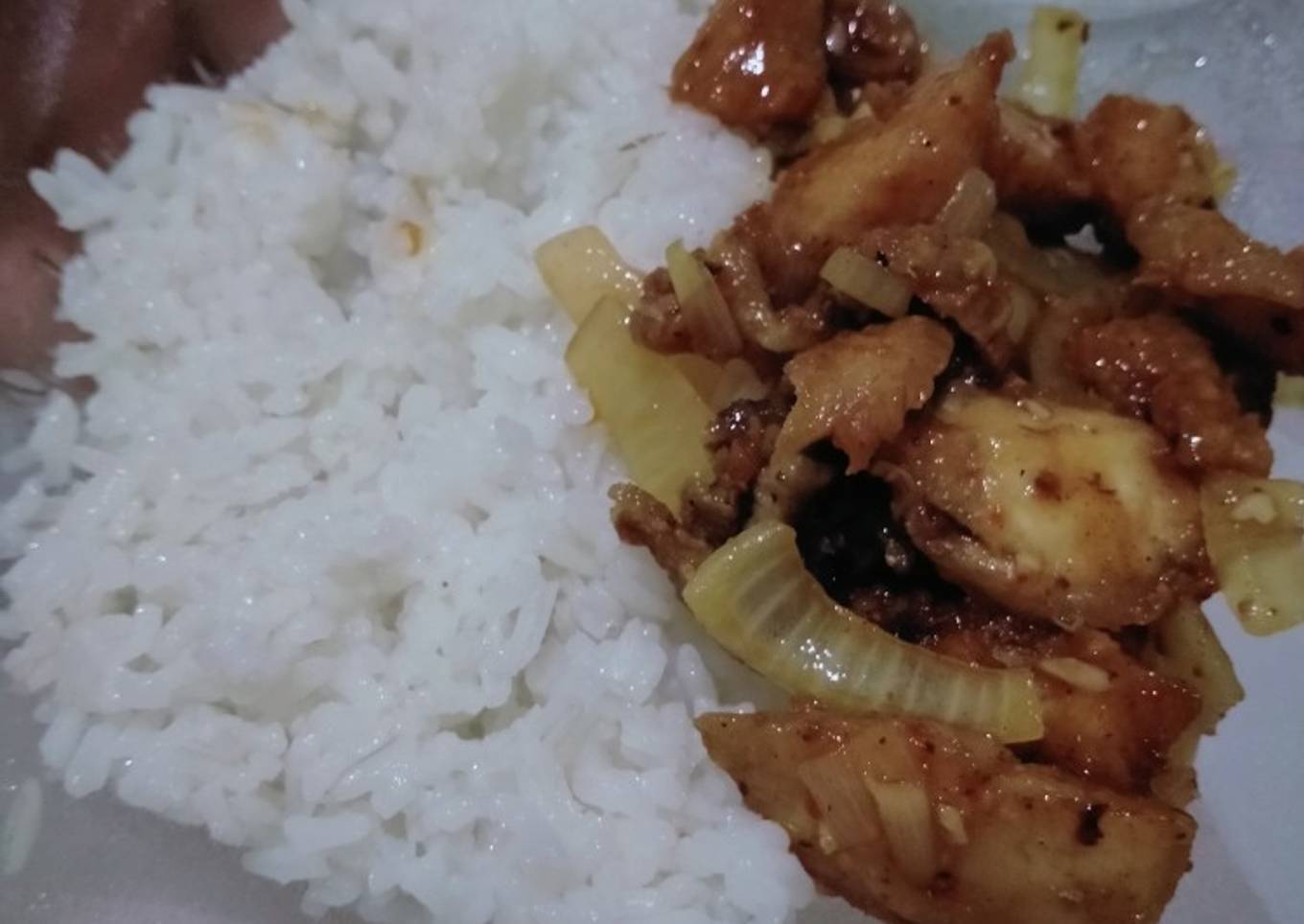 Ayam Goreng Saos Pedas Manis