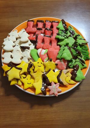 Foto di Biscotti di natale di pasta frolla