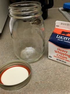 A picture of Homemade Butter & Buttermilk.