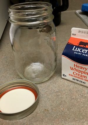 A picture of Homemade Butter & Buttermilk.
