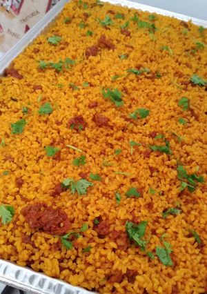 Una foto de Arroz con longaniza