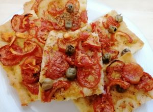 Foto di Focaccia Barese con fecola di patate