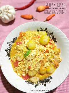 Foto resep Seblak basah khas bandung