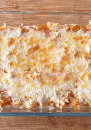 Una foto de Pastel de Coliflor y Salmón x