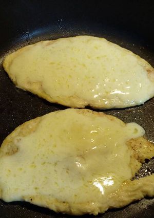 Una foto de Pechugas de pollo al gratín !!!