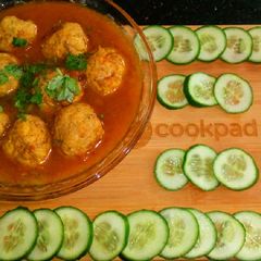 A picture of Chicken Kofty ka salen.