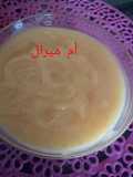 كومبوت (هريس) التفاح (للأطفال الرضع)