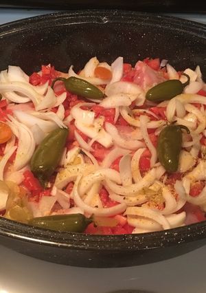 Una foto de Pollo al jalapeño