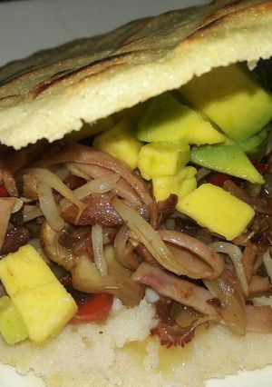 Una foto de Arepas rellenas
