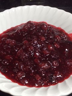 A picture of Cranberry Sauce.