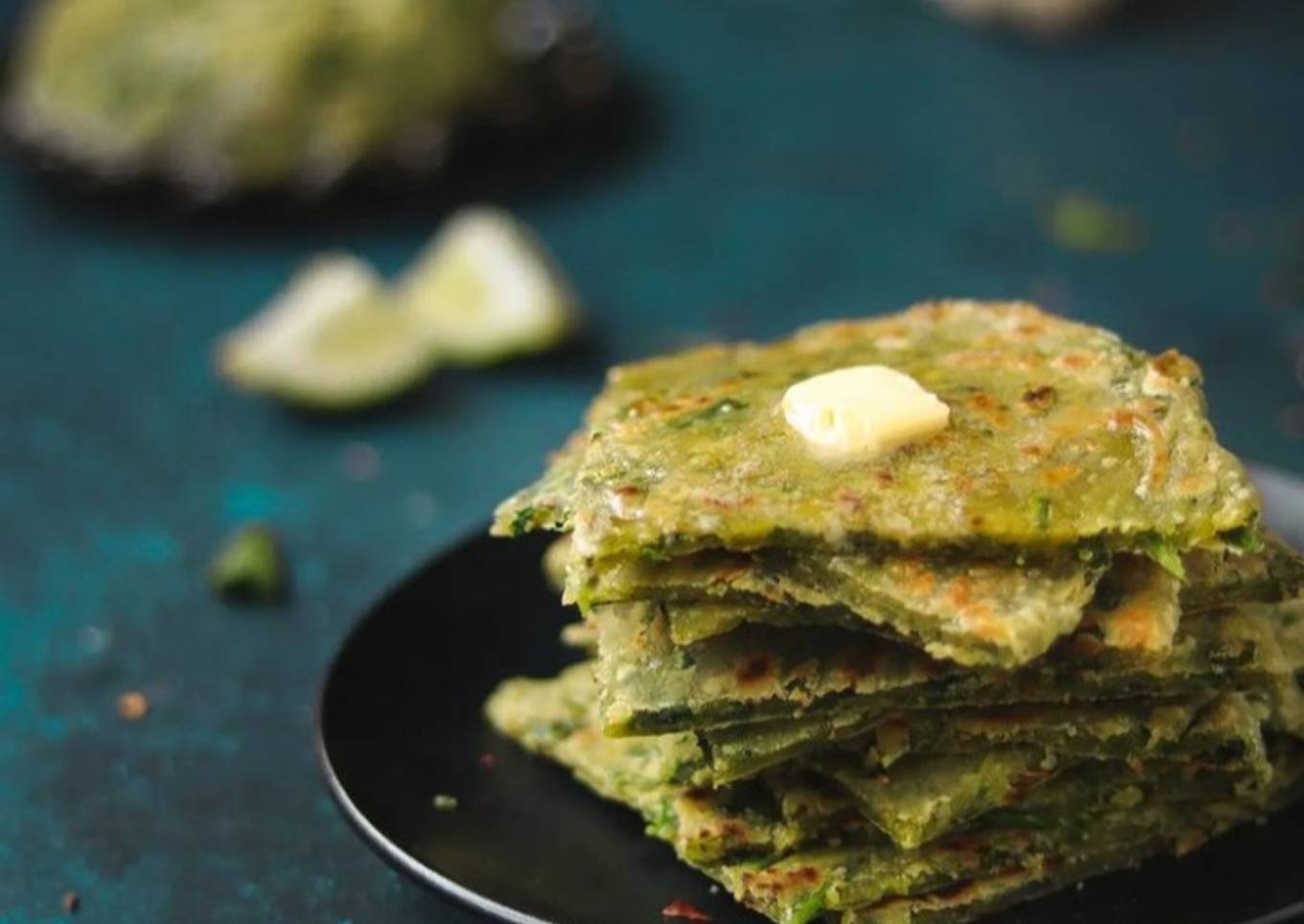 Palak paratha