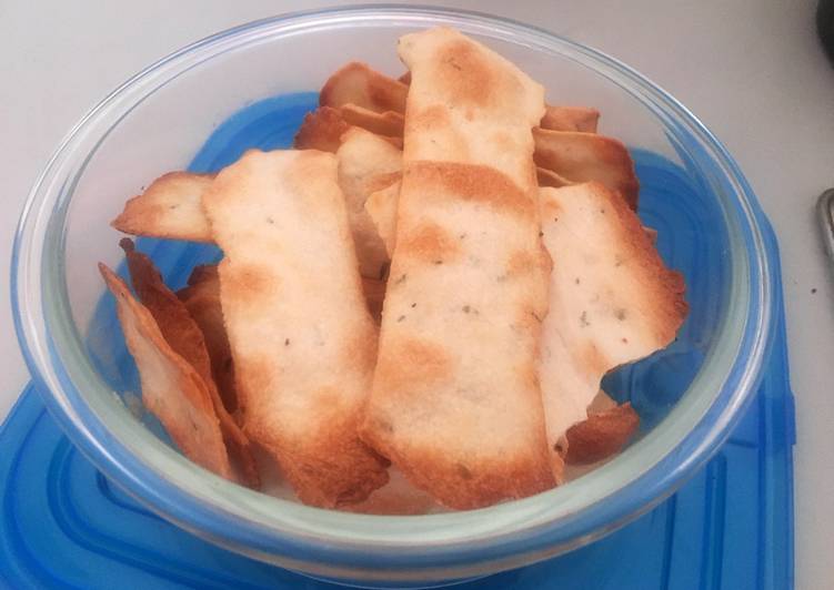 Cara Mudah Membuat Italian Herbs Milk Crackers (no eggs or baking soda!), Enak Banget
