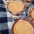 Milky regal with almond and cheese dessert
