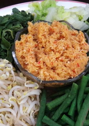Foto resep Urab Sayur Bumbu kelapa Kukus