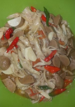 Foto resep Tumis jamur tiram bakso