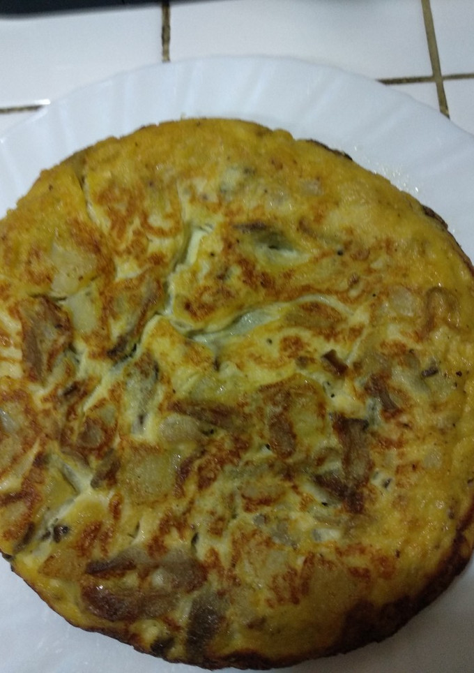 Una foto de Tortilla-Puding de Bacalao