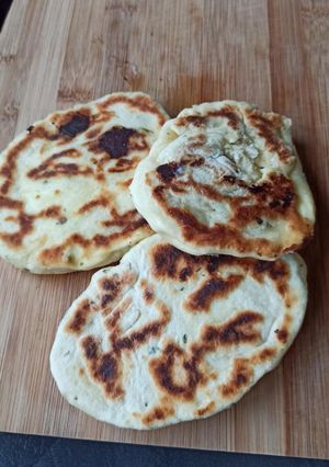 Une photo de Cheese naans express au yaourt
