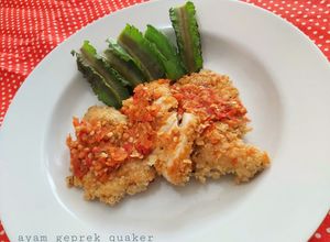 Foto resep Ayam geprek quaker ala diet