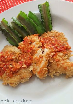 Foto resep Ayam geprek quaker ala diet