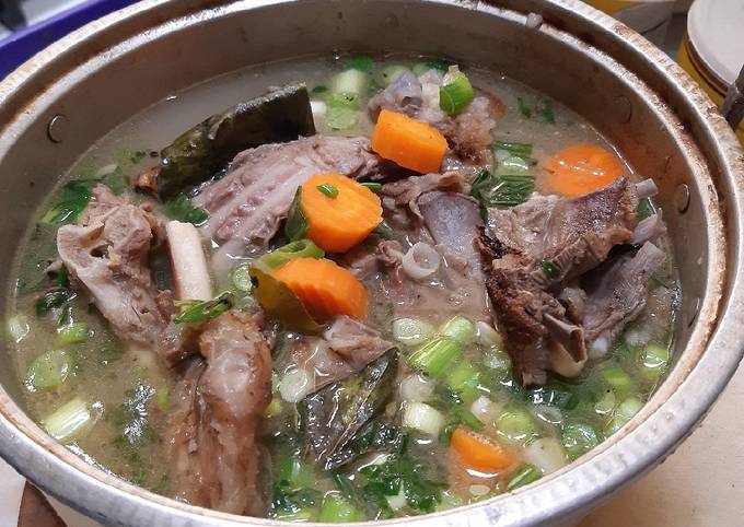 Resep Soup tulang kambing (bening), Sempurna