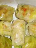 Rolls super ligeros de repollo