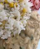 Menestra de pallares con arroz