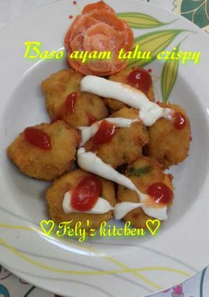 Foto resep Baso ayam tahu crispy