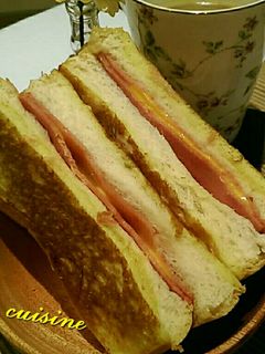 法式起司火腿三明治 的食譜成品照片