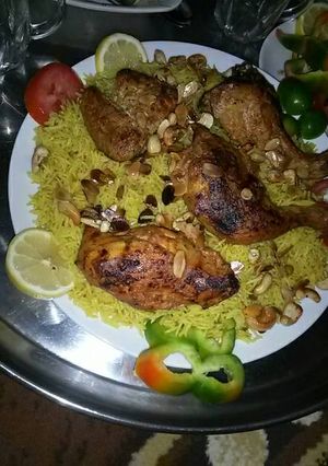 صورة لوصفة كبسة دجاج