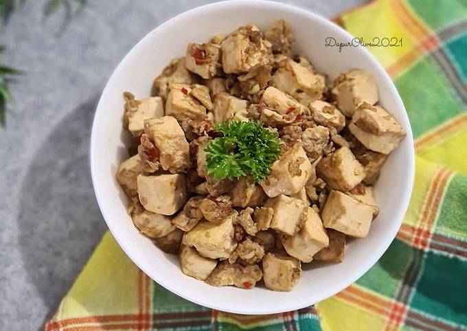 Resep mudah bikin Tahu Telur Baceman Bawang dijamin gurih